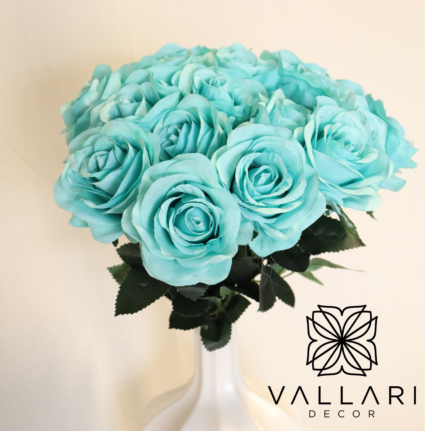 Tiffany Blue Silk Flowers