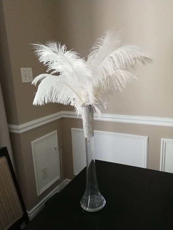 PROMO Clear 16 Tall Ostrich Feather Centerpiece Kits | Etsy