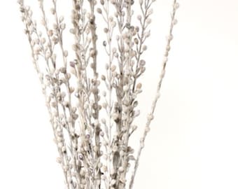 12pcs 24" White Wash Moti Sticks/Decorative Balls/Rustic Decor/Home Decoration/Home Decor/Winter Wedding/Wedding Centrepiece/DIY wedding