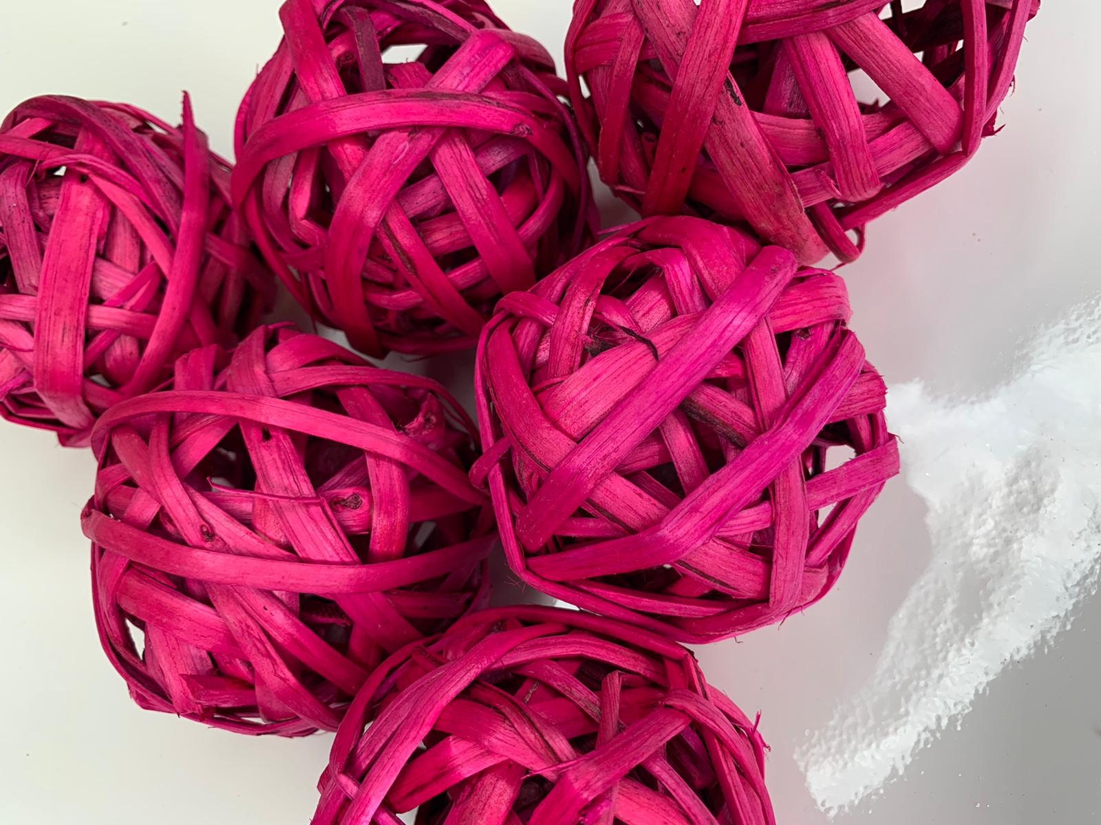 Blue Big Wicker Balls 6 Decorative Balls Rustic Decor Etsy