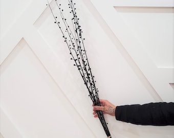32" baie noir brillant branche/noir naturel brillant branche/branches/centre de table/hiver/décoration branches/branches/brindilles