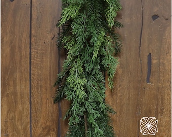 67"/88" Real Touch Cedar and Hemlock Garland/Vines For Wedding/Greenery/Wedding Centerpieces/Home Decor/Faux Vines/Silk Vines/Garlands