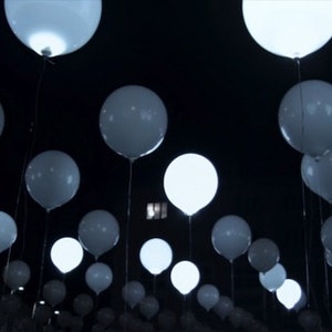 100 pcs White LED lights for Balloons! Wedding Send off! Party Decorations LED lights Balloon Lights