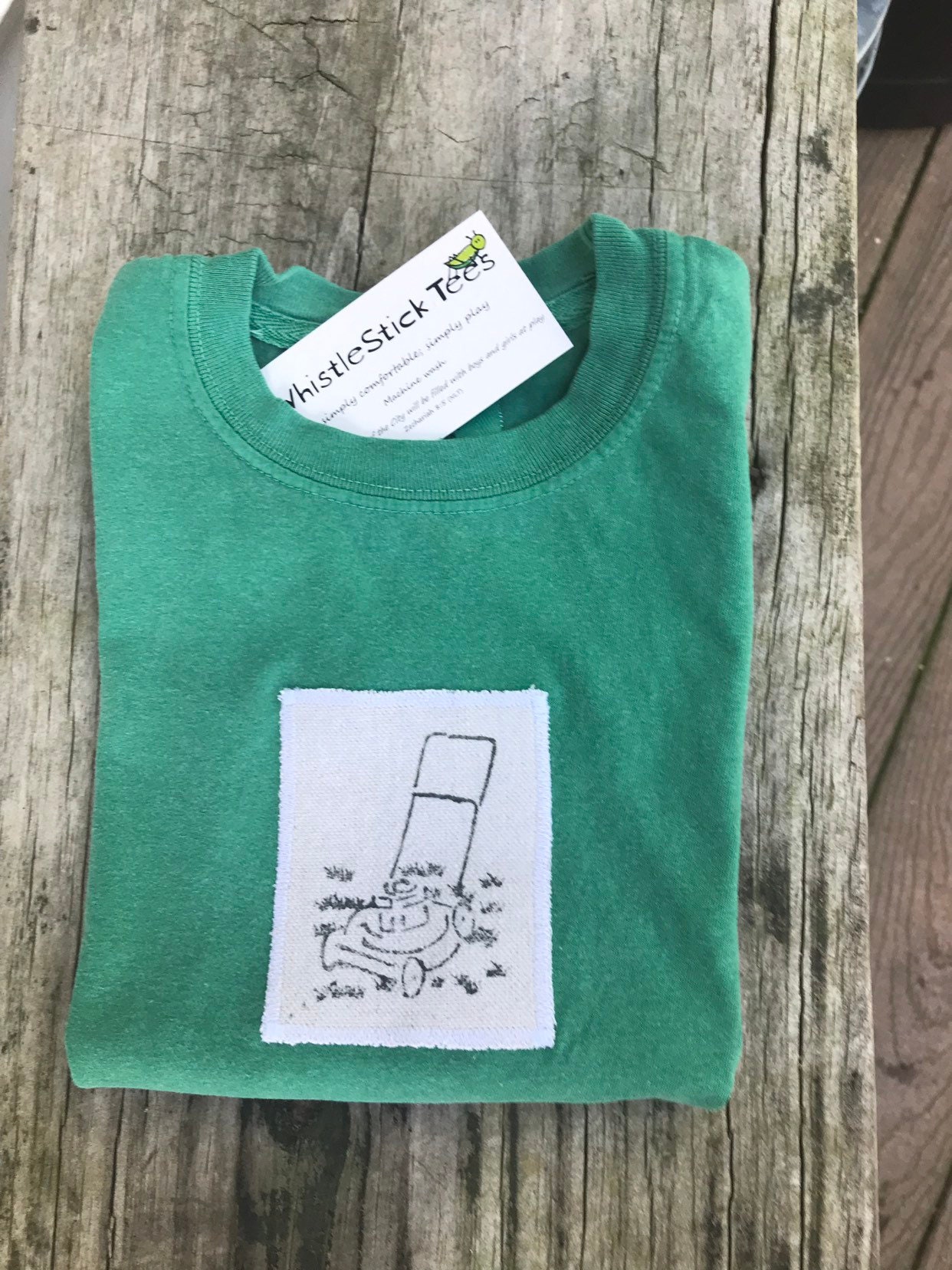 Short Sleeve Tee Grass Green Lawnmower Comfort Colors Etsy