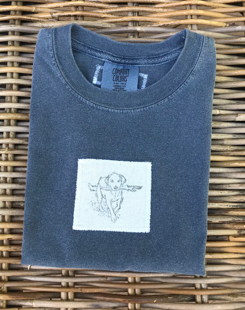 Short Sleeve Tee Comfort Colors Denim Blue 100 Cotton Etsy