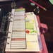 Laminated Grocery List Two Sided Personal Size Planner Insert for Filofax KikkiK Ring Bound Diaries Agendas