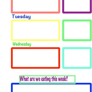 Week on two pages Insert for A5 size Planner Filofax DayTimer Agenda Diary Instant Download Printable