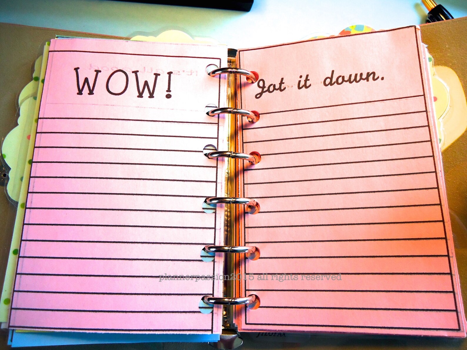 Planner Insert Pocket Size List Maker Page List Insert for Etsy