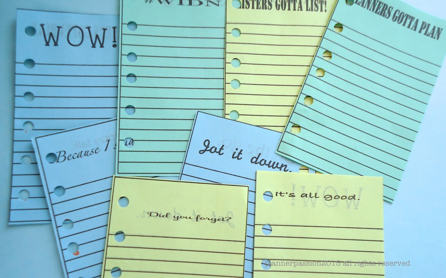 Planner Insert Pocket Size List Maker Page List Insert for Etsy