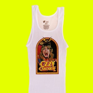 OZZY | Heavy Metal Tank Top | Ribbed Tank Top | Cropped or Full Length