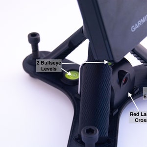 Outdoor Adjustable Laser Alignment Stand for Garmin Approach R10 with Rechargeable Laser!