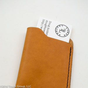 Portabiglietti da visita minimal, tasca frontale porta carte, Trade Show Card Sleeve