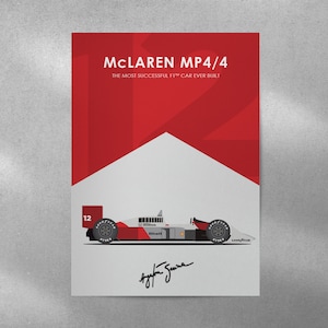 Ayrton Senna Poster