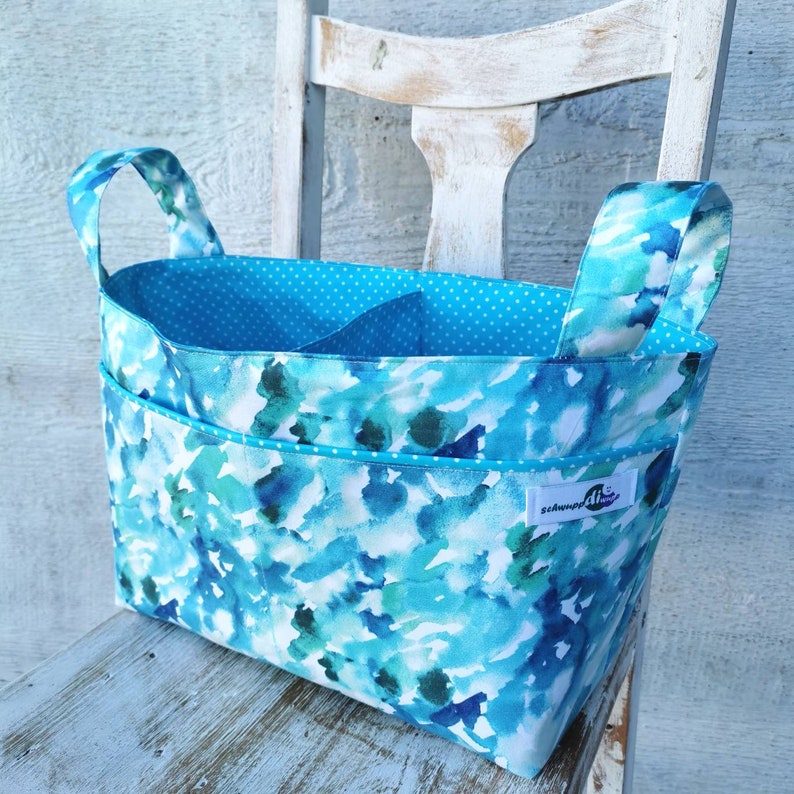 Nappy Caddy / Change Table Organiser / Fabric Basket / Nursery Etsy