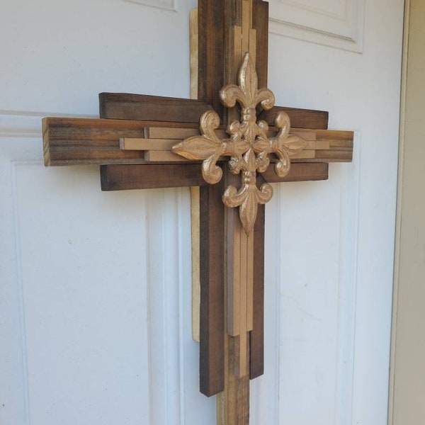 Large Wall Cross Etsy