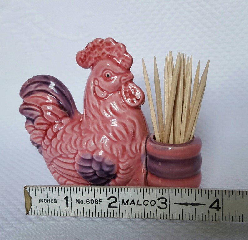 Vintage NORLEANS ROOSTER Toothpick Holder Etsy
