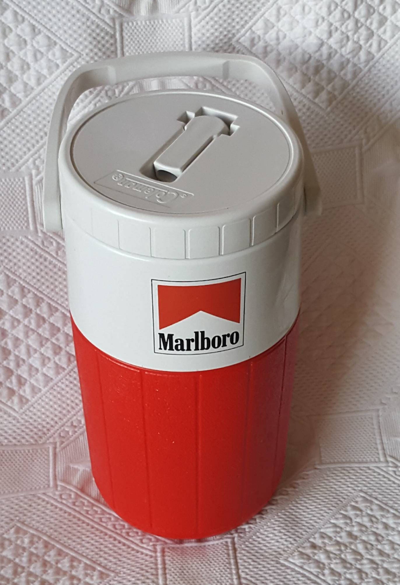 Marlboro Thermos Metal Thermos by Thermos Vintage Camping Beverage Thermos  Coffee Thermos Lunch Thermos ATC 