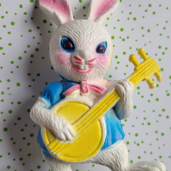 Vintage plastic EASTER BUNNY toy