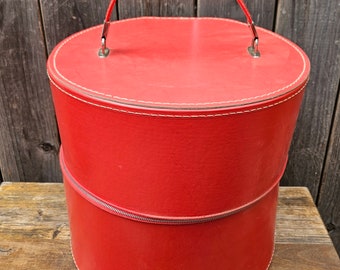 Vintage Travins Hat Box