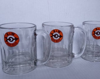 Vintage A&W Root beer mugs