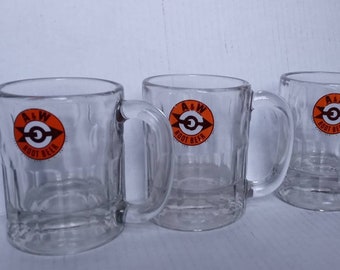 Vintage A&W Root beer mugs