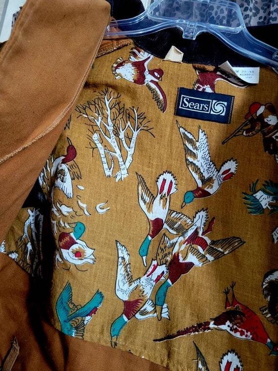Vintage SEARS Duck hunting jacket Gem