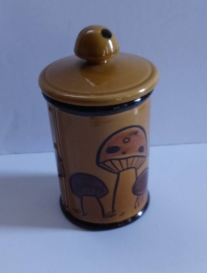 Vintage Rare Rubbermaid Stacking Candy Cookie Jar Canister Beige New NOS  1977