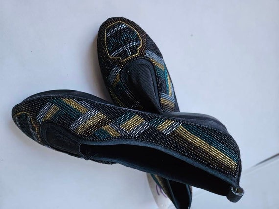 Vintage Beadz slip on shoes - image 5