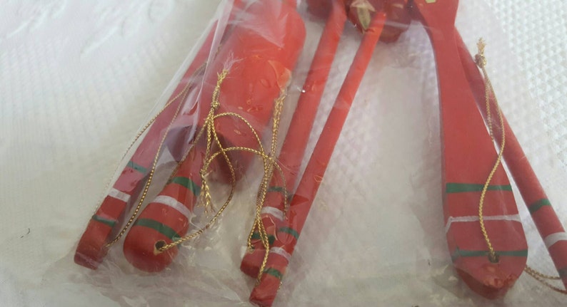 Vintage Christmas ornaments kitchen utensils