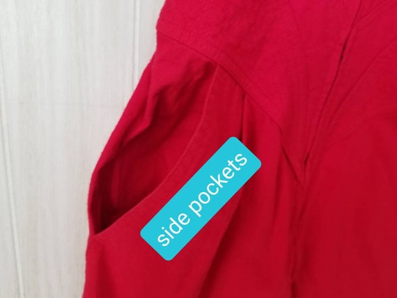 Vintage Red Jumpsuit - image 9
