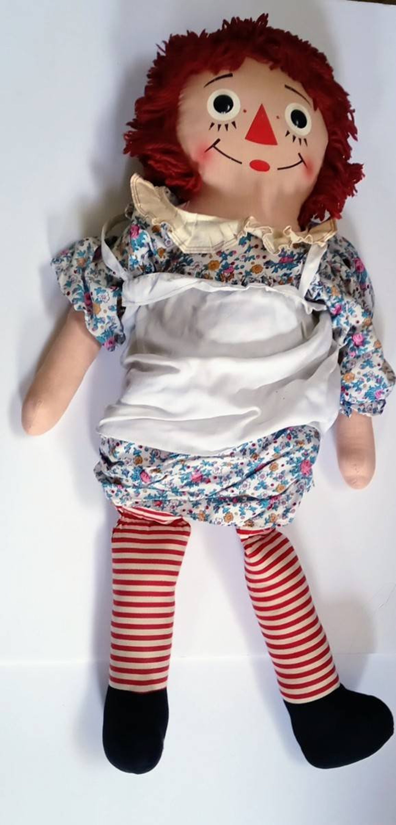 Vintage Large Raggedy Ann Doll - Etsy