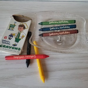 Vintage Ashtray HOLIDAY INN with souvenir crayons