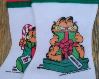 クリスマス ストッキング ガーフィールド Garfield Countdown Christmas Stockings - Etsy
