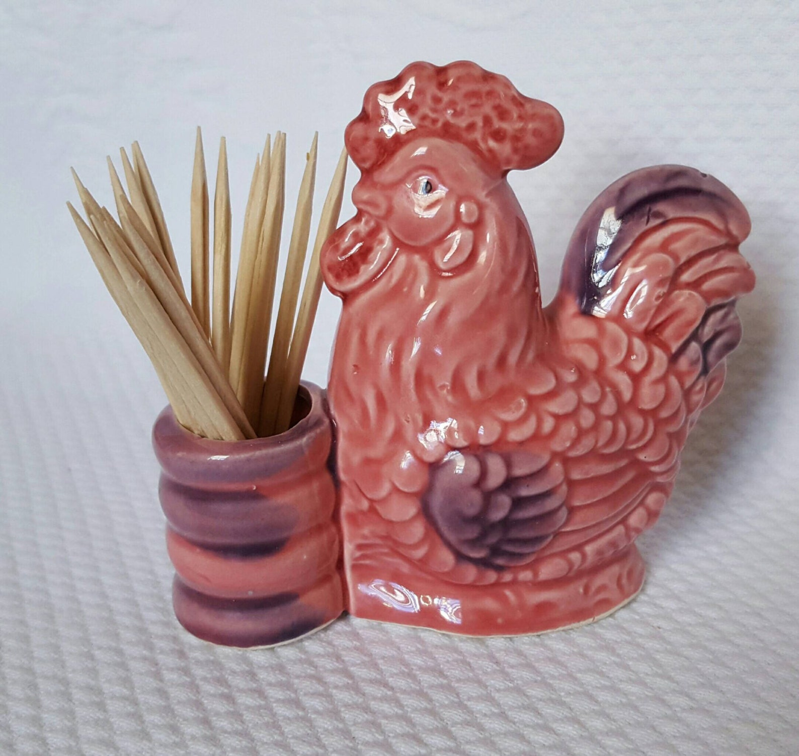 Vintage NORLEANS ROOSTER Toothpick Holder Etsy