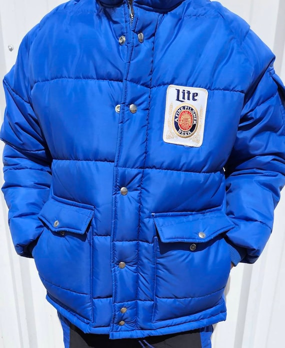 Vintage Swingster Miller Lite puffer jacket - Gem