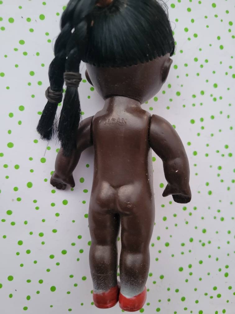 アンティーク✩ベビードール Vintage Made in Japan African Baby Doll - Etsy