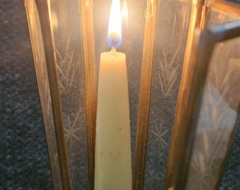 Vintage brass Candle lantern