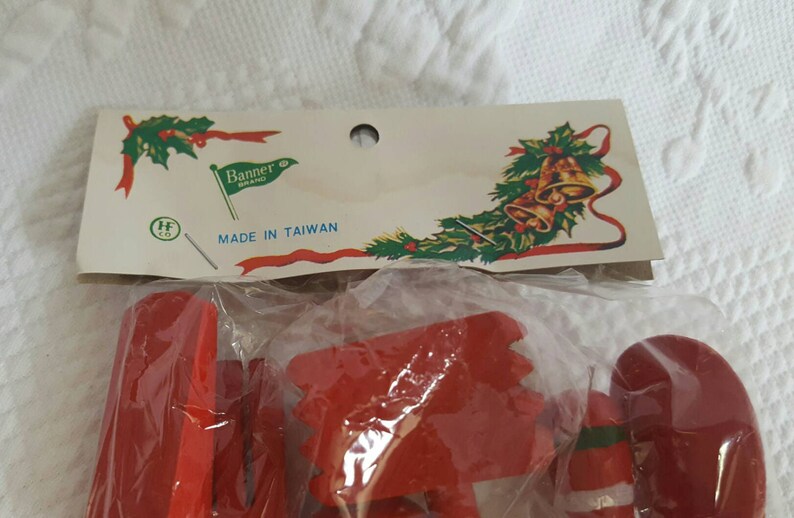 Vintage Christmas ornaments kitchen utensils