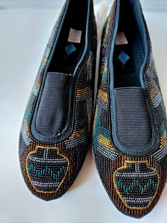 Vintage Beadz slip on shoes - image 1