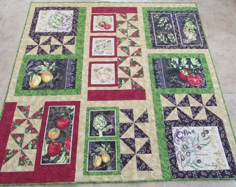 Fine Italian Garden Quilt - handmade