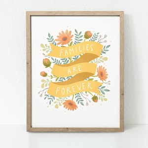 Families Are Forever Printable, Families Are Forever Art, Family is ...