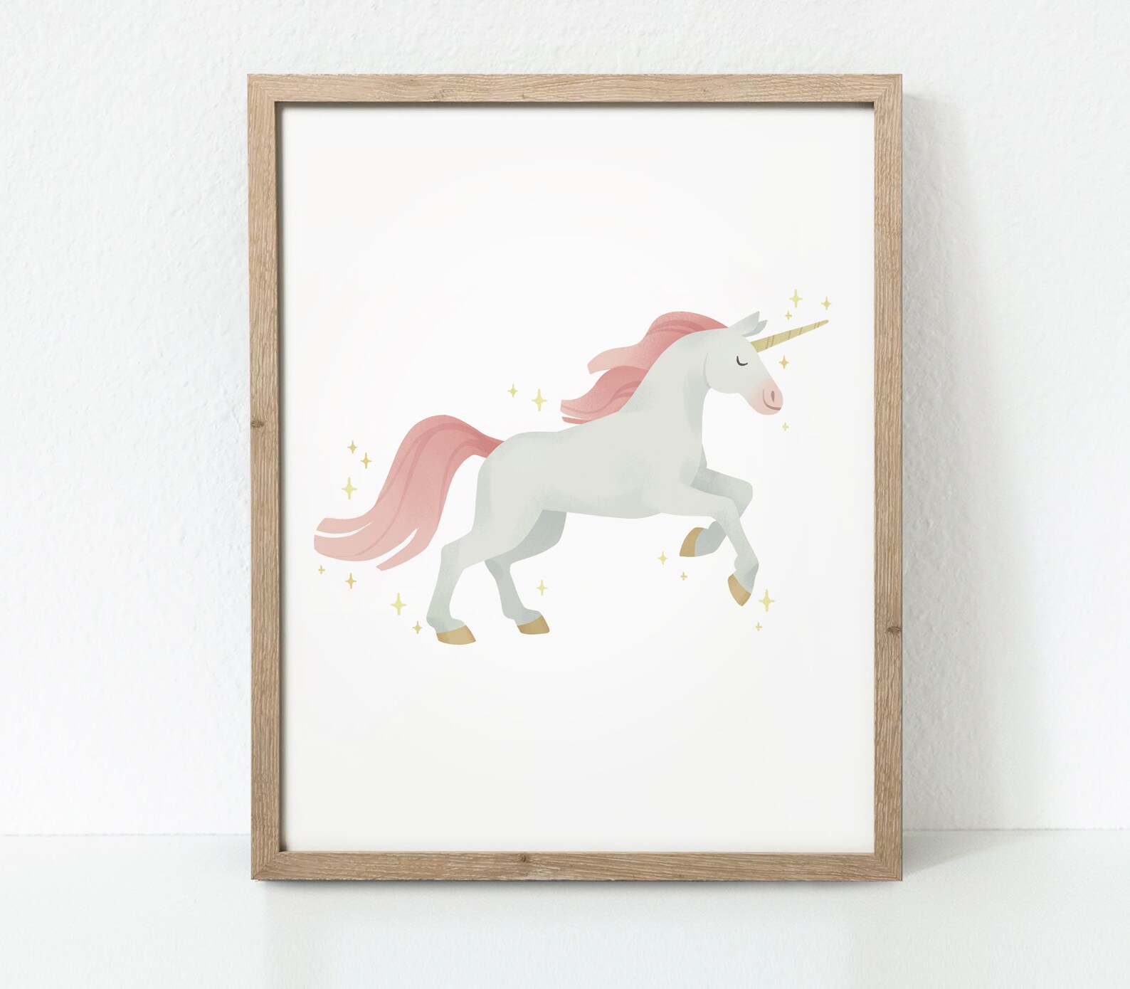 Unicorn Print Set of 4 Unicorn Prints Girls Room Decor - Etsy