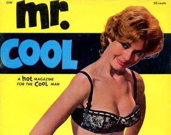 Magazine    Mr. Cool Magazine  1960  A Hot Magazine for the Cool Man  Well-known Nudist-Model Diane Webber  Pinups Stories    mature