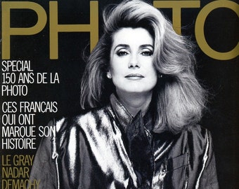 Photo Magazine 1989 Catherine Deneuve Anna Karina Bettina Rheims Sarah Bernhardt  Demachy  High Quality Content throughout !