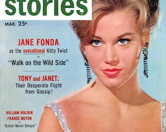 Screen Stories 1962  Jane Fonda Cover and Inside  Natalie Wood  Connie Stevens  Louise Brooks  Laurence Harvey  Jennifer Jones   more