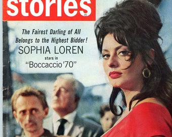 Screen Stories 1962  Sophia Loren Cover and Inside  Doris Day - Rock Hudson in Bed  Princess Grace