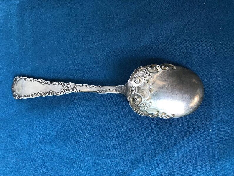 Durgin Fairfax Sterling Silver Bon Bon Tongs 3 1//2 in