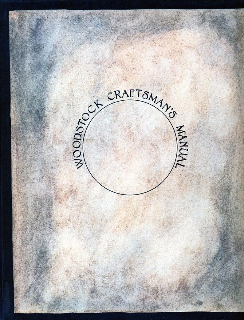 Woodstock Craftsman's Manual 1972 Hardbound Book Weaving Etsy