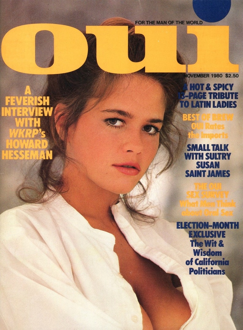 Oui Magazine 1980 Amazing 36 22 31 Leslie Graves On Cover Etsy
