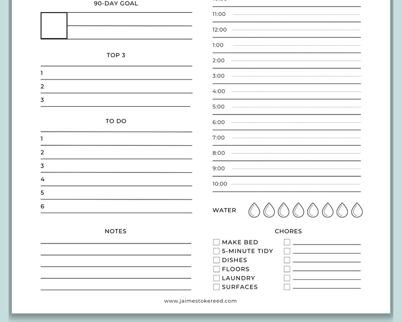 90 Day Challenge Habit Tracker Kit Printable PDF Quarterly - Etsy